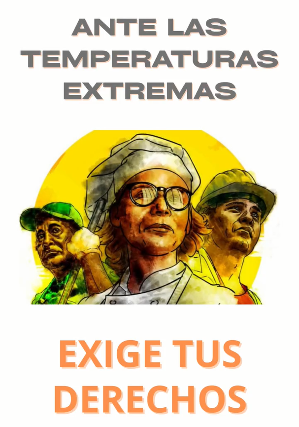 Ante las temperaturas extremas - ¡Protege tu salud en el trabajo!